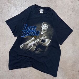 Vintage Y2K Luke Bryan‎ Dirt Road Diaries Tour 2013 Graphic Print T-Shirt